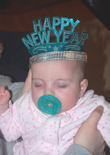 JillianNewYears.jpg - Ok, this was my first New Year Eve, so I went to bed early and yes I had a bottle.