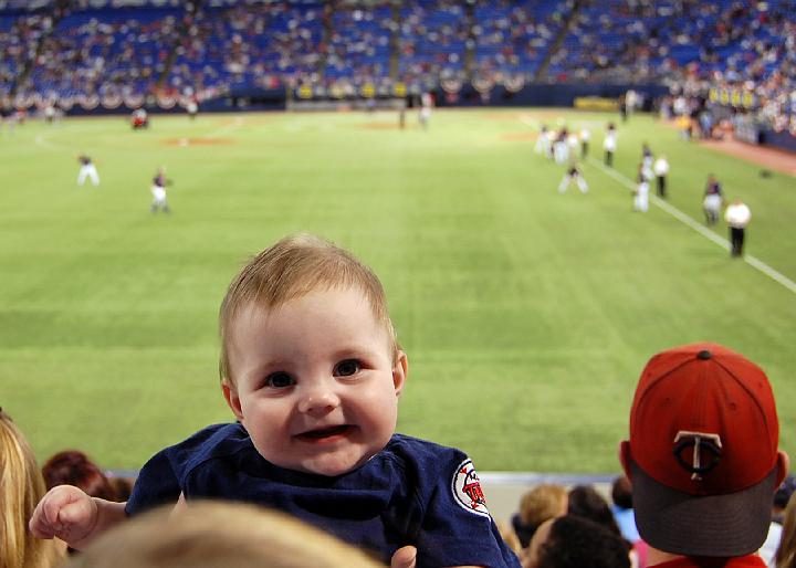 007a.jpg - Me at my first Twins Game.