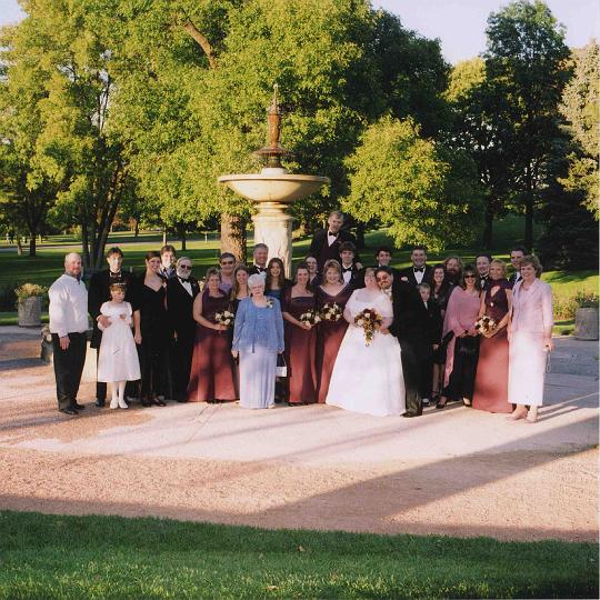 img115_054.jpg - Family and friends with the wedding party.